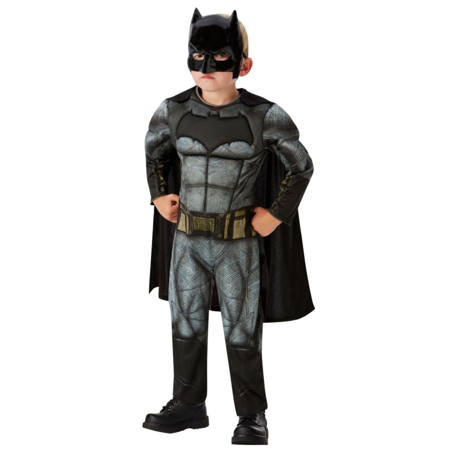 Costum Batman Justice League pentru baiat, Marime 116 cm, Varsta 5-6 ani fotografia produsului