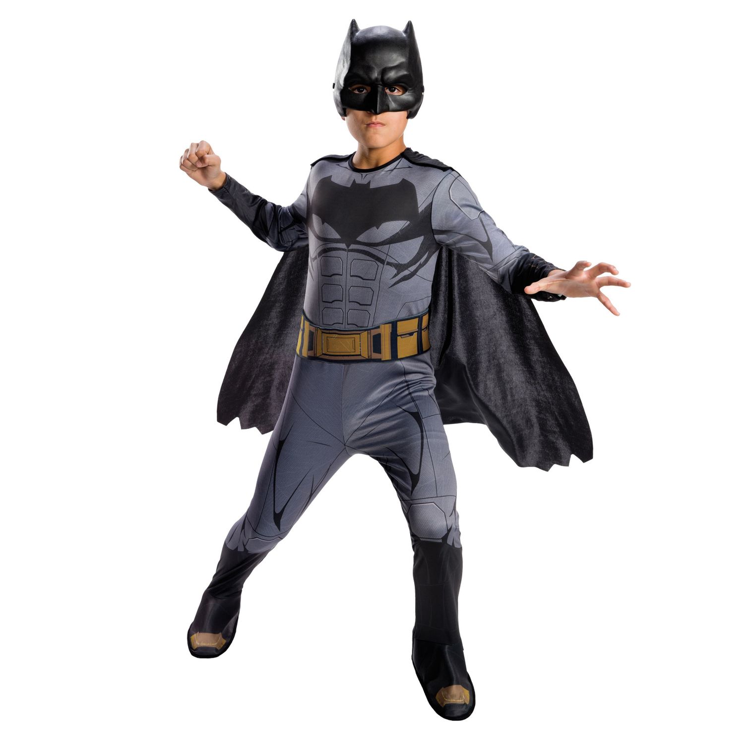 Costum Justice League Batman pentru, baieti, Marime 128 cm, Varsta 8-10 ani fotografia produsului