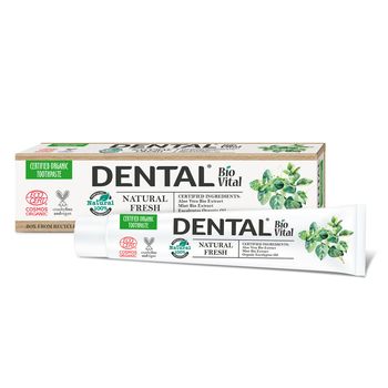 Pasta de dinti ingrediente naturale 100% Dental Bio Vital Natural Fresh 75 ml BioVital imagine 2022