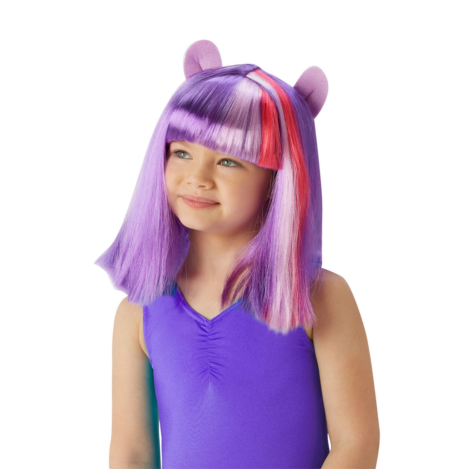 Peruca pentru copii, Twilight Sparkle, mov, marime universala fotografia produsului