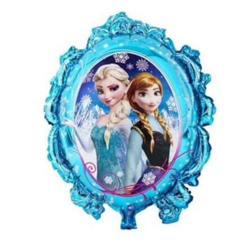 Balon oglinda elsa si ana, frozen 2, reversibil, 60 x 60 cm