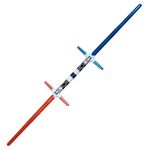 Sabie laser cu sunete si lumini, Dual Lightsaber, Star Wars, episodul 9, alb, 135 cm fotografia produsului