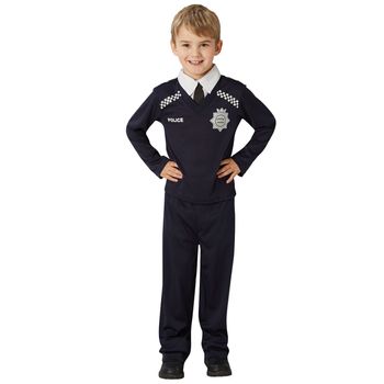 Costum ofiter de politie, pentru copii