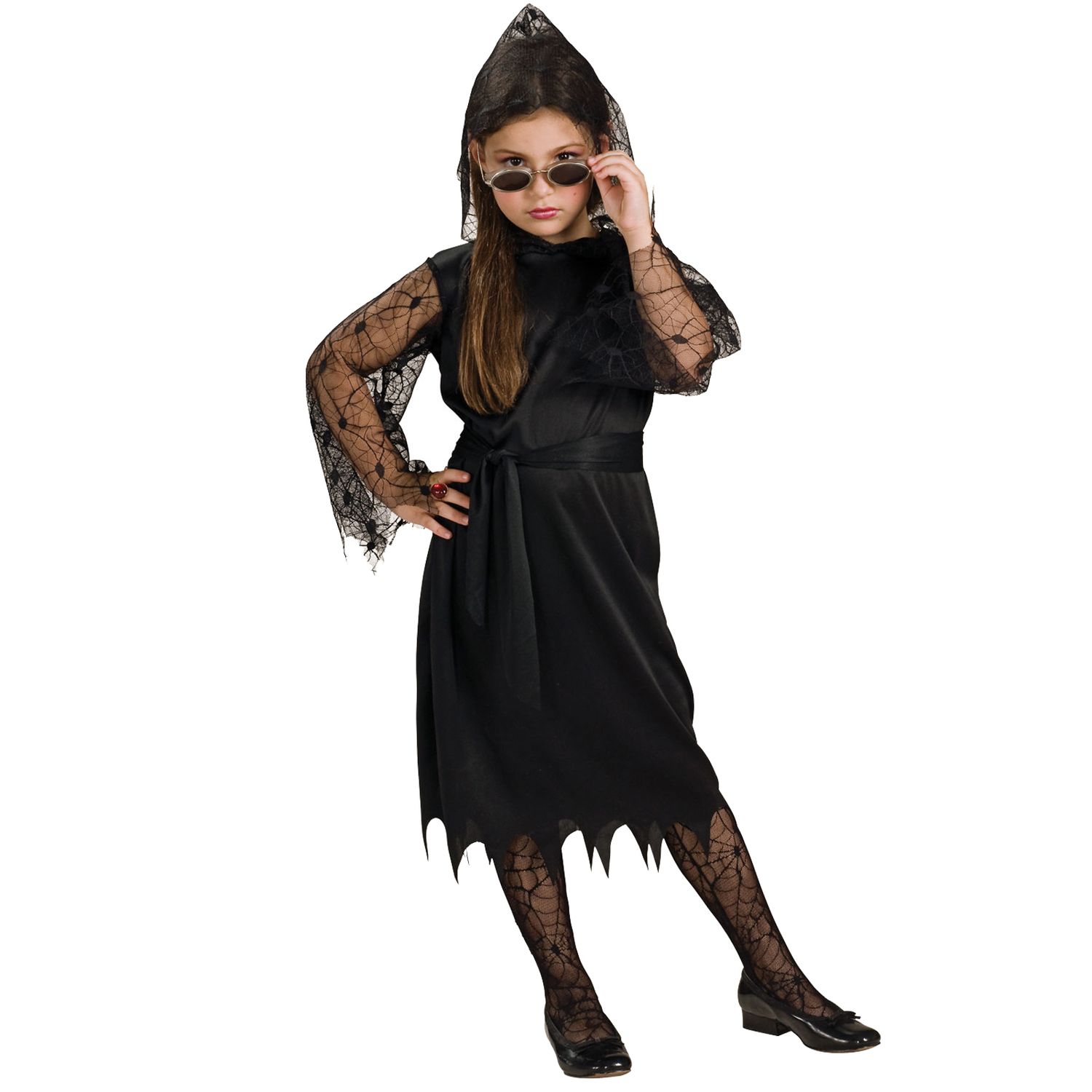 Costum Vampirita Gothica pentru copii, Marime 104 cm, Varsta 3-4 ani fotografia produsului