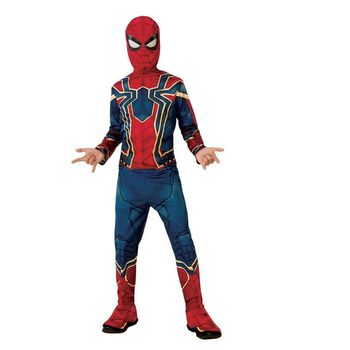 Costum Iron Spiderman Pentru Baieti, Marime S, Varsta 3-4 Ani