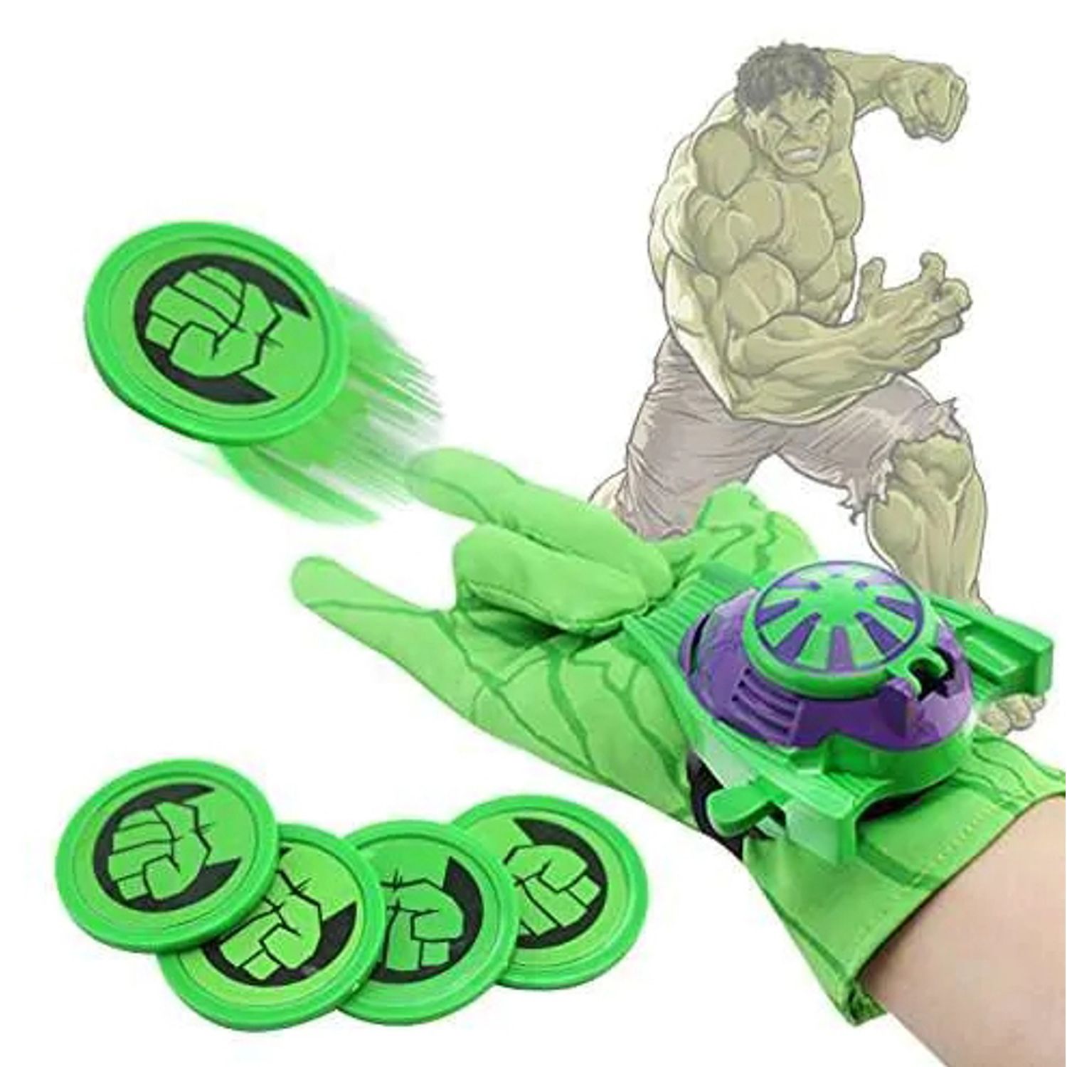 Manusa Hulk pentru copii cu discuri fotografia produsului
