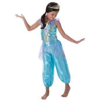 Costum deluxe printesa jasmine pentru fete - storyteller jasmine