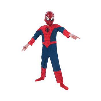 Costum Cu Muschi Spiderman Ultimate Premium Pentru Baieti, Varsta 7-8 Ani, Marime 128 Cm