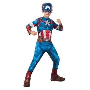 Costum Captain America.pentrubaieti -Marvel Avangers, Varsta 7-8 Ani, Marime 138 Cm