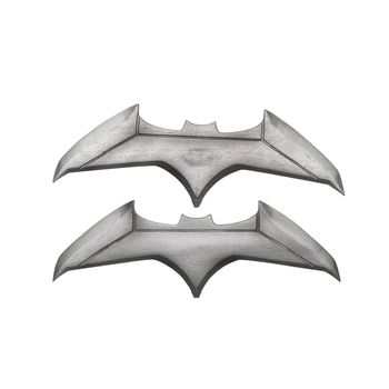 Set bumerang batarang de jucarie, batman, argintiu
