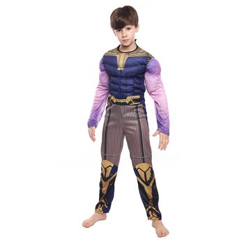 Costum cu muschi thanos pentru copii