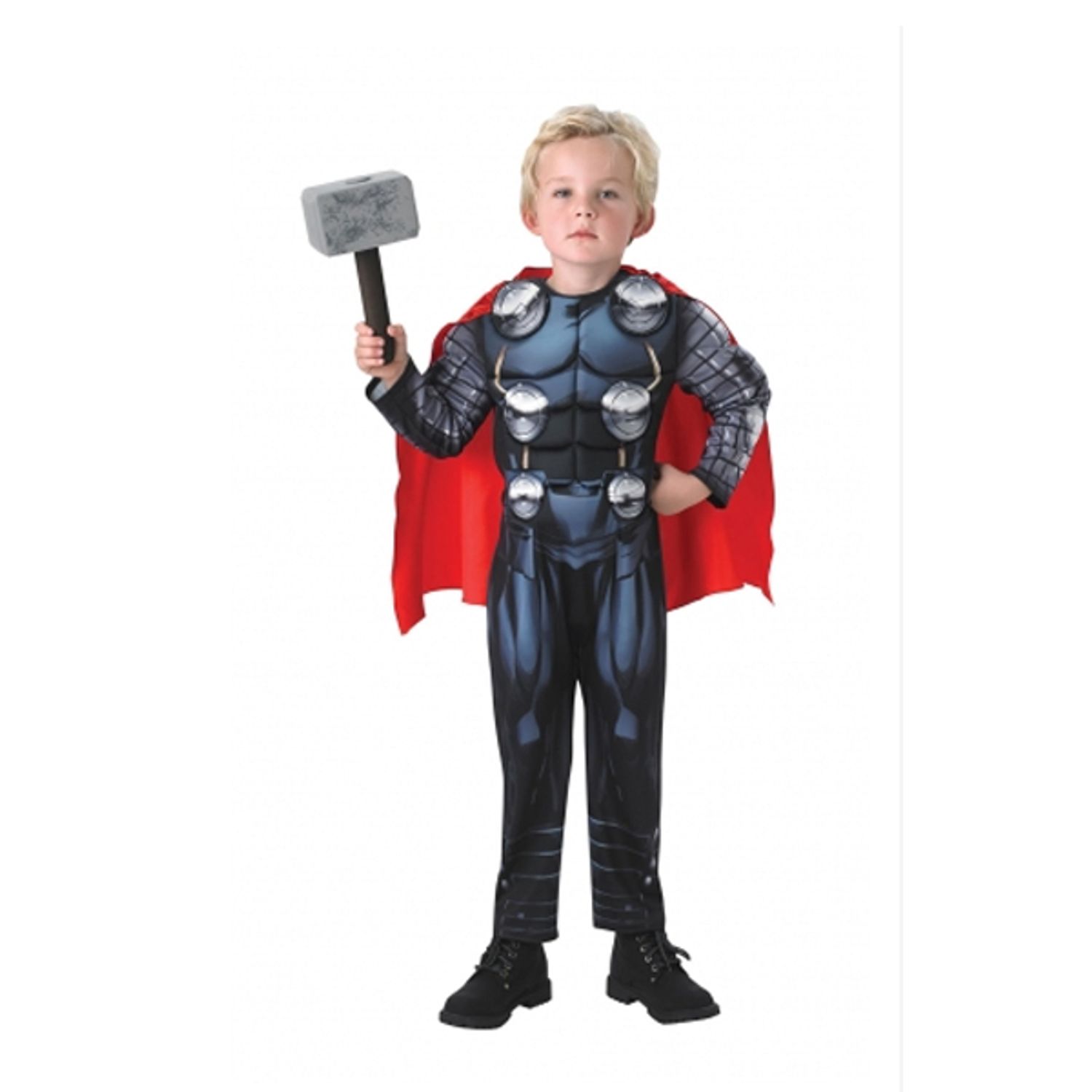 Costum Deluxe cu muschi Thor, marimea M, 5 - 6 ani fotografia produsului