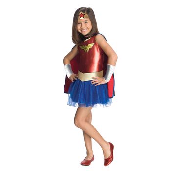 Costum wonder woman clasic pentru fete