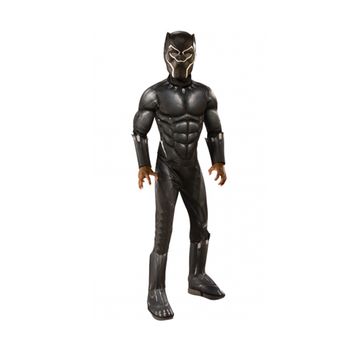 Costum cu muschi black panther deluxe pentru baiat - avengers