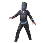 Costum  Black  Panther, pentru  baiat, Varsta 9-10 ani, Marime 140 cm fotografia produsului