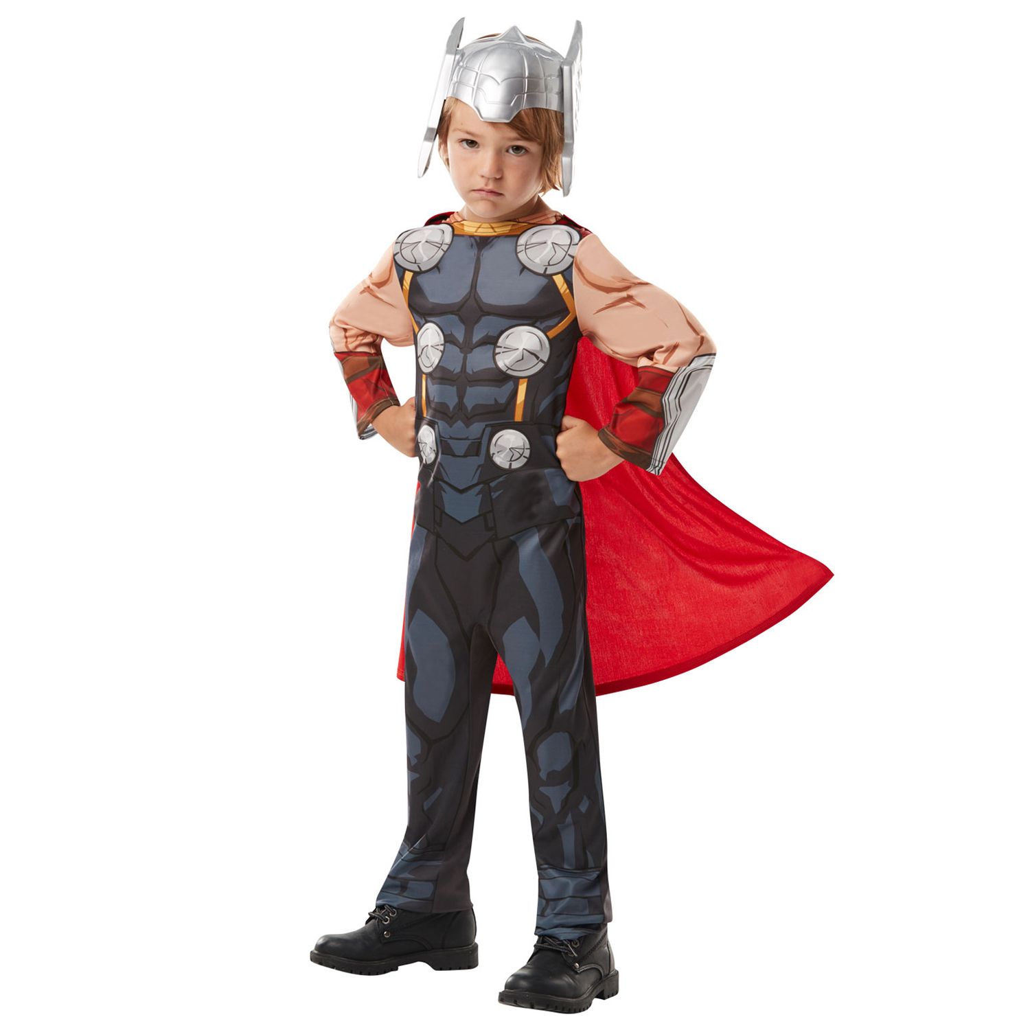 Costum Thor clasic, pentrubaieti, Marime 128 cm, Varsta 7-8 ani fotografia produsului
