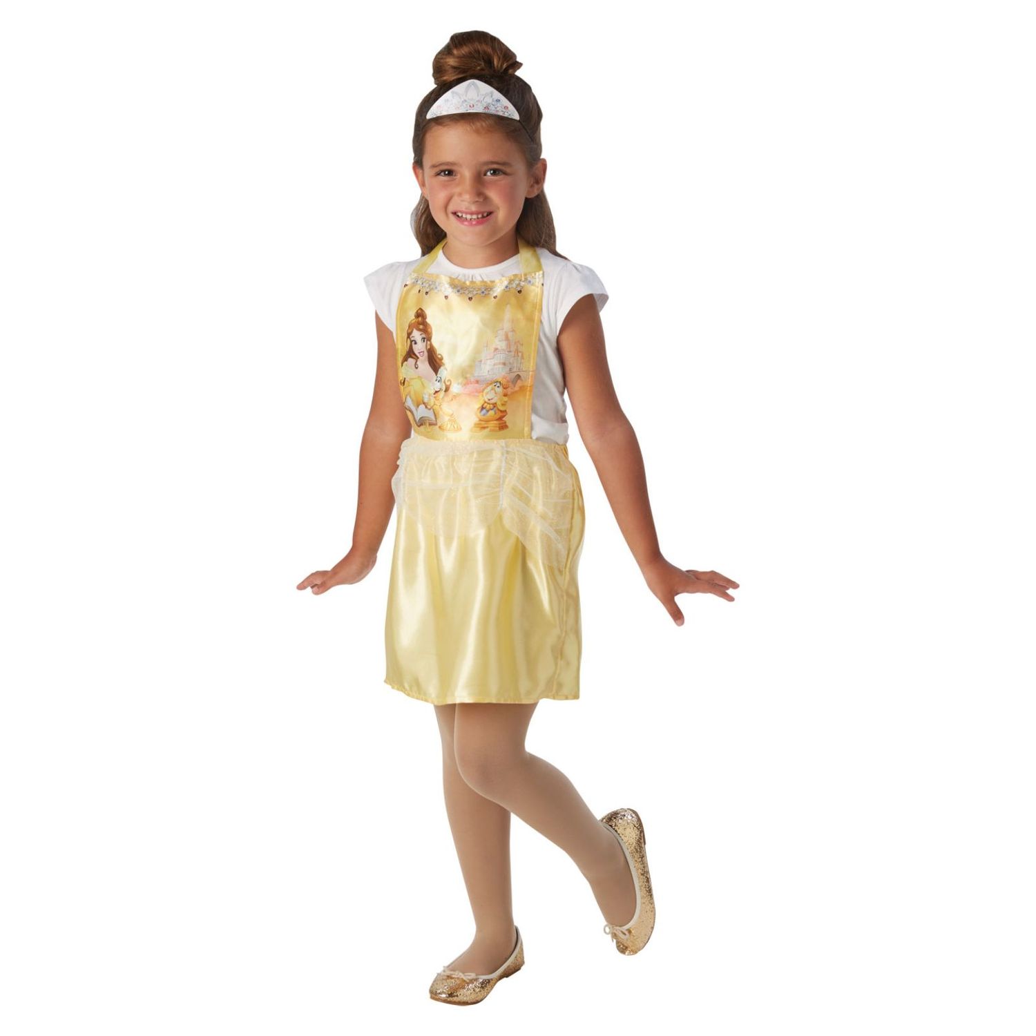 Kit costum Belle pentru fete, Varsta 3-6 ani, Marime 100-120 cm fotografia produsului