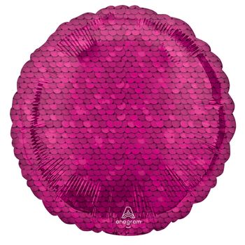 Balon folie pink sequins