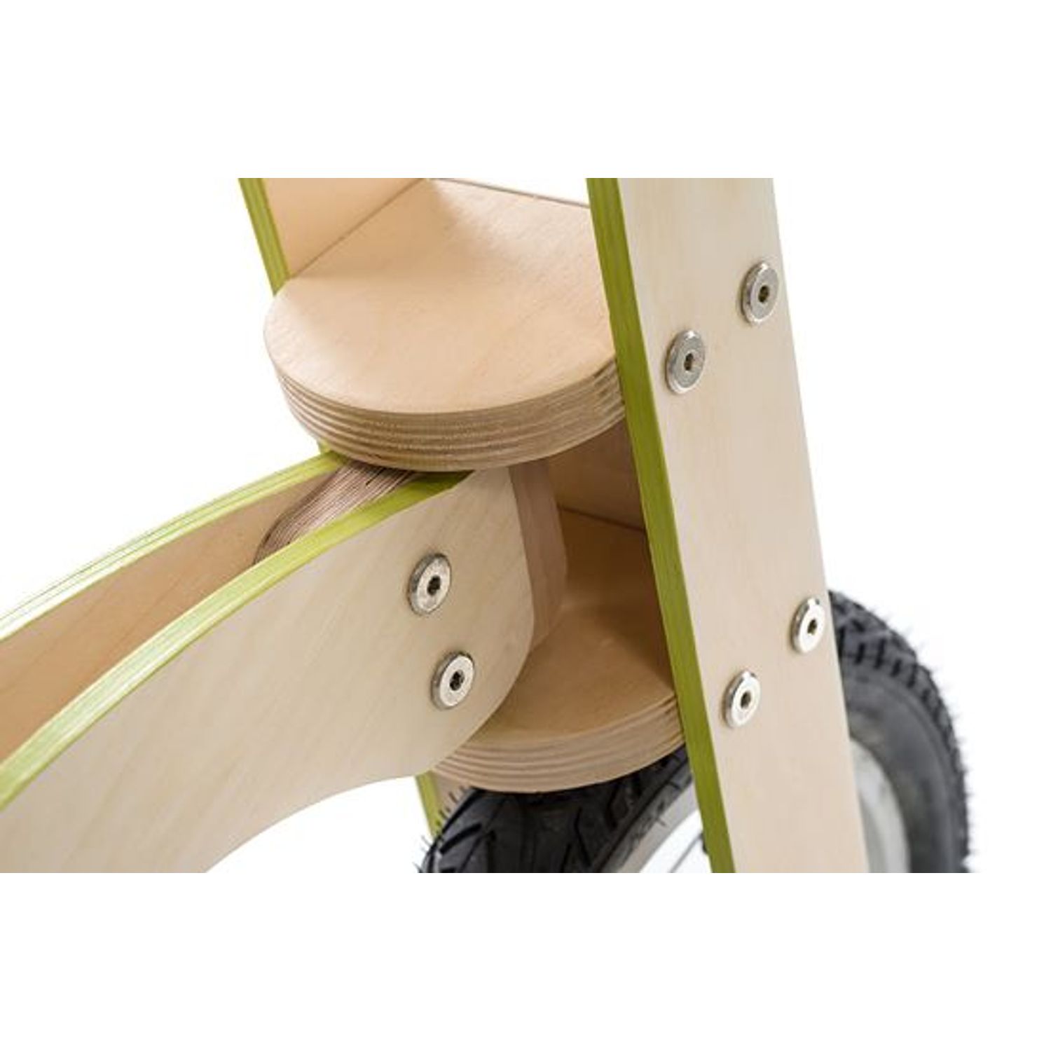 Bicicleta de balans MyKids Pipello Lilly Verde fotografia produsului View 6 L