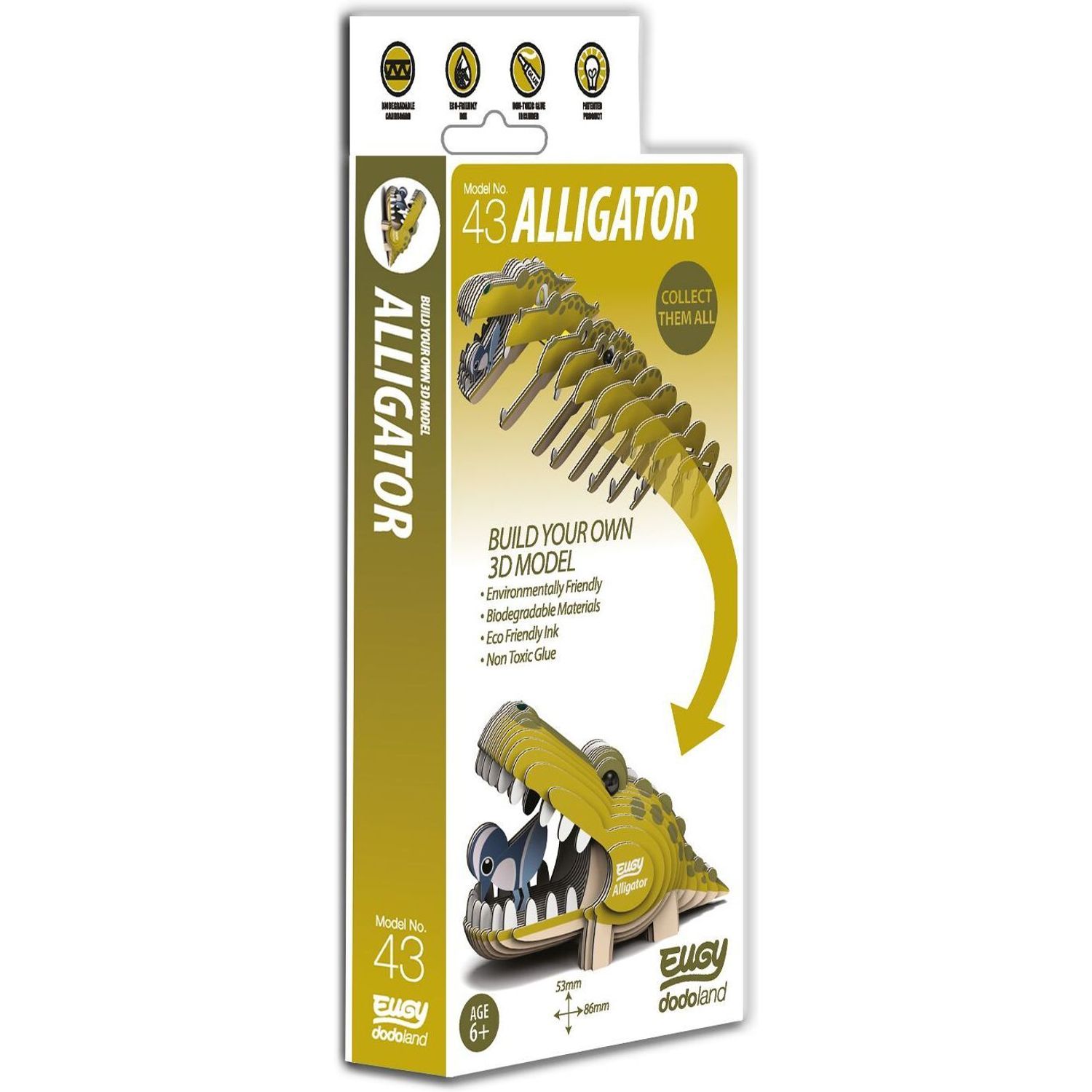 DIY Animale 3D Eugy Aligator Brainstorm Toys D5009 fotografia produsului View 5 L