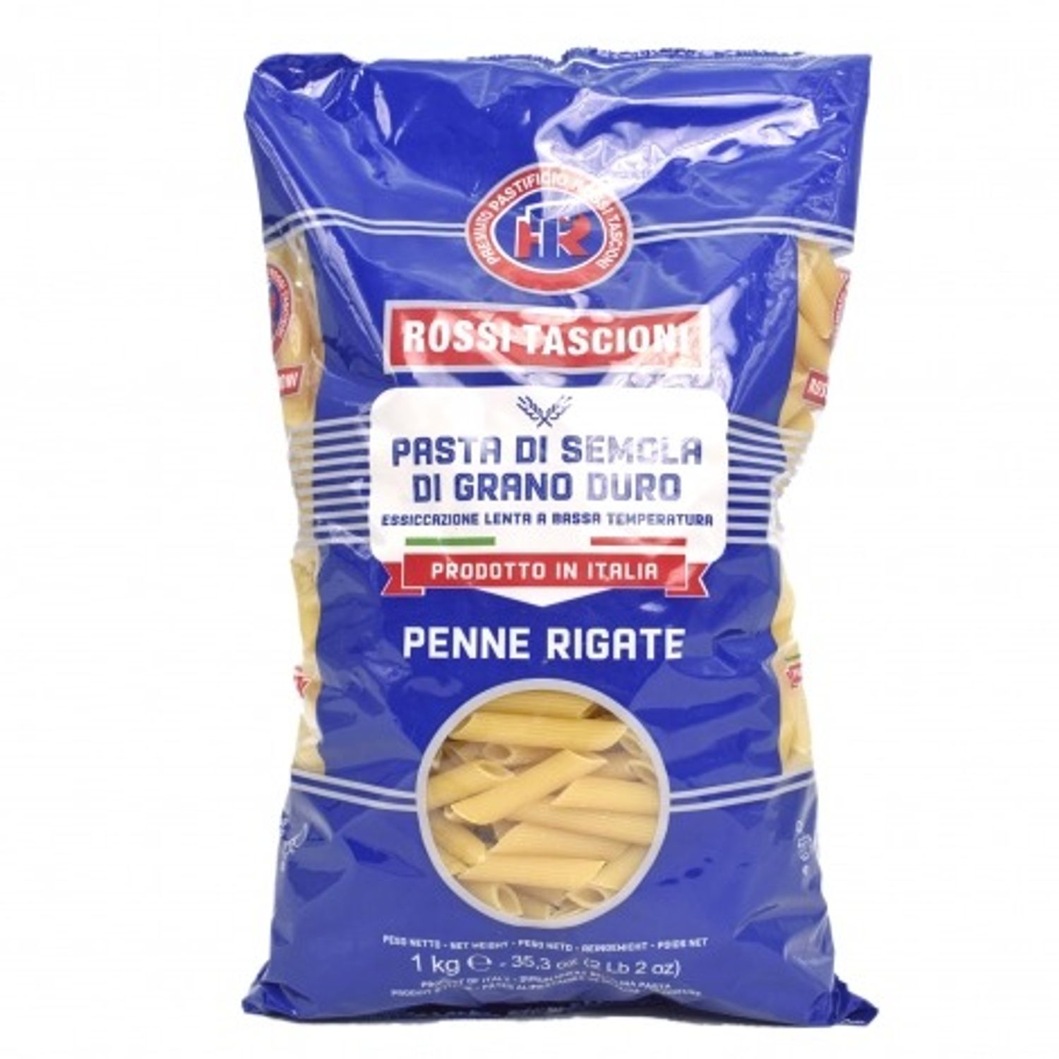 Paste Penne Rigate nr 40 Rossi Tascioni, 1kg fotografia produsului