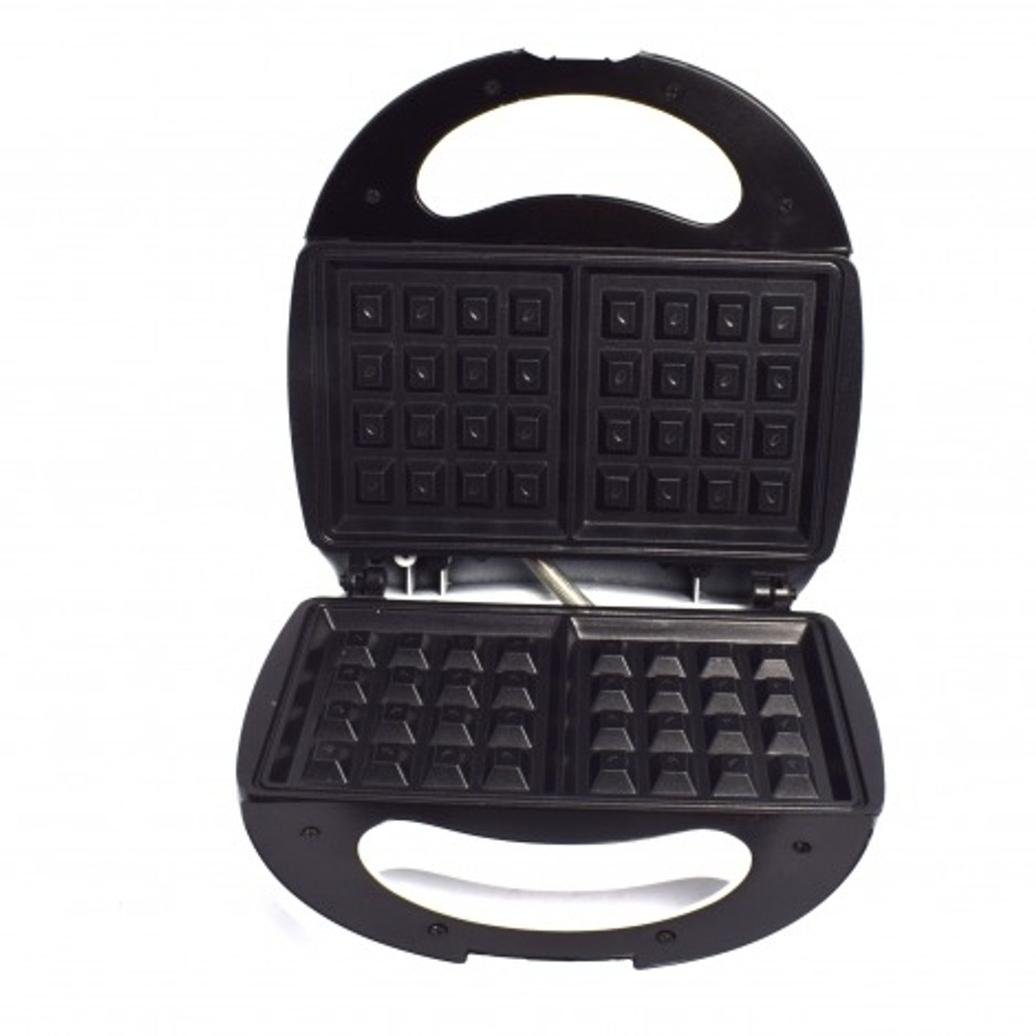 Aparat waffe MSM-3508 MD, 750W, 2 compartimente cu acoperire nonstick, indicatori putere, Alb fotografia produsului View 3 L