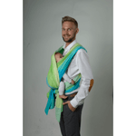 Sling Be Close N17 EKO Womar Zaffiro AN-EK-17_Albastru/Verde fotografia produsului View 4 S