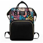 Rucsac multifunctional mamici Leaves Bambinice BN028_Negru fotografia produsului View 2 S