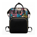 Rucsac multifunctional mamici Leaves Bambinice BN028_Negru fotografia produsului