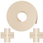 Set Rola protectie multifunctionala XXL de 6m si 8 aparatori moi pentru colturi Bambinice BN008_Bej fotografia produsului View 2 S