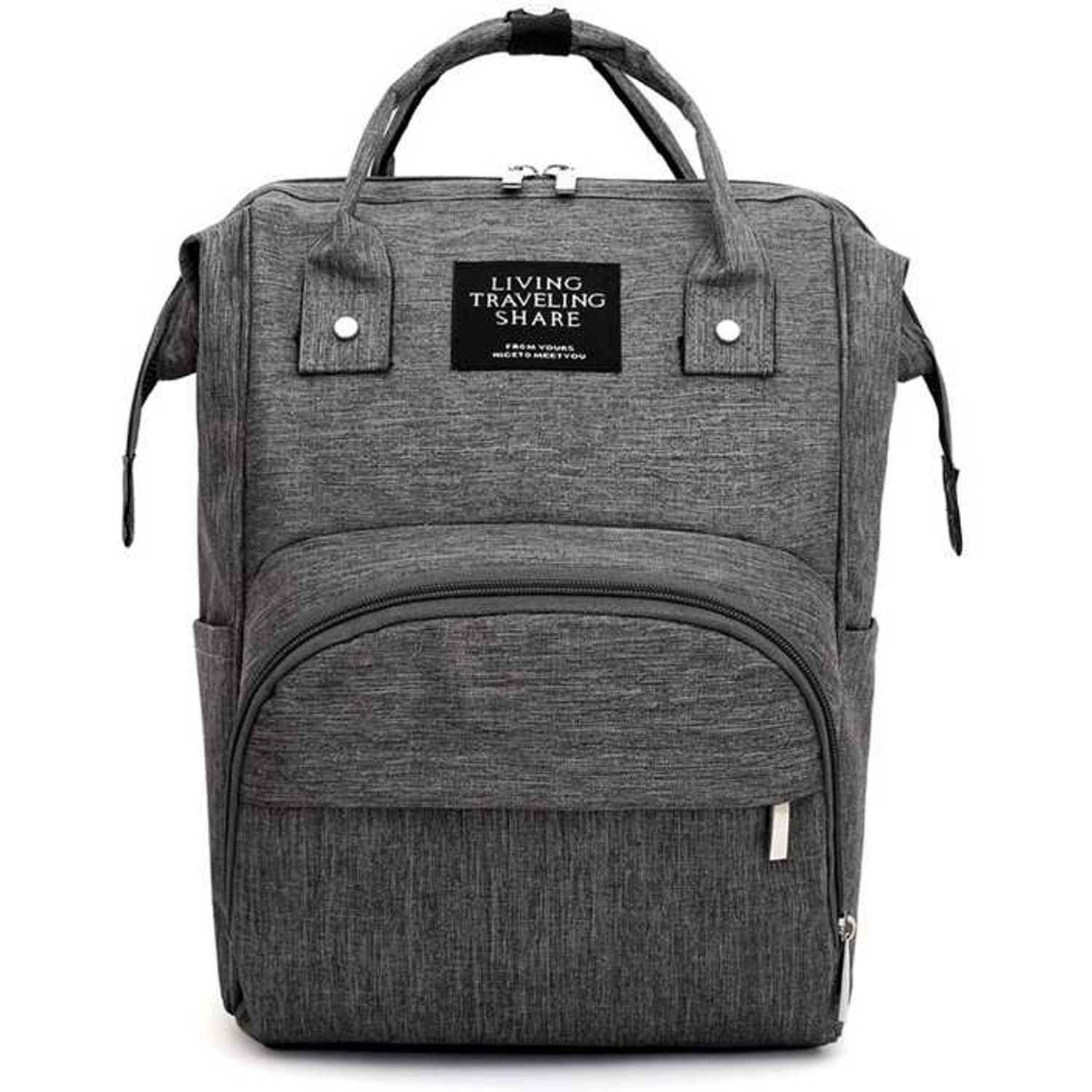 Rucsac multifunctional mamici Melange Bambinice BN029_Gri fotografia produsului View 2 L