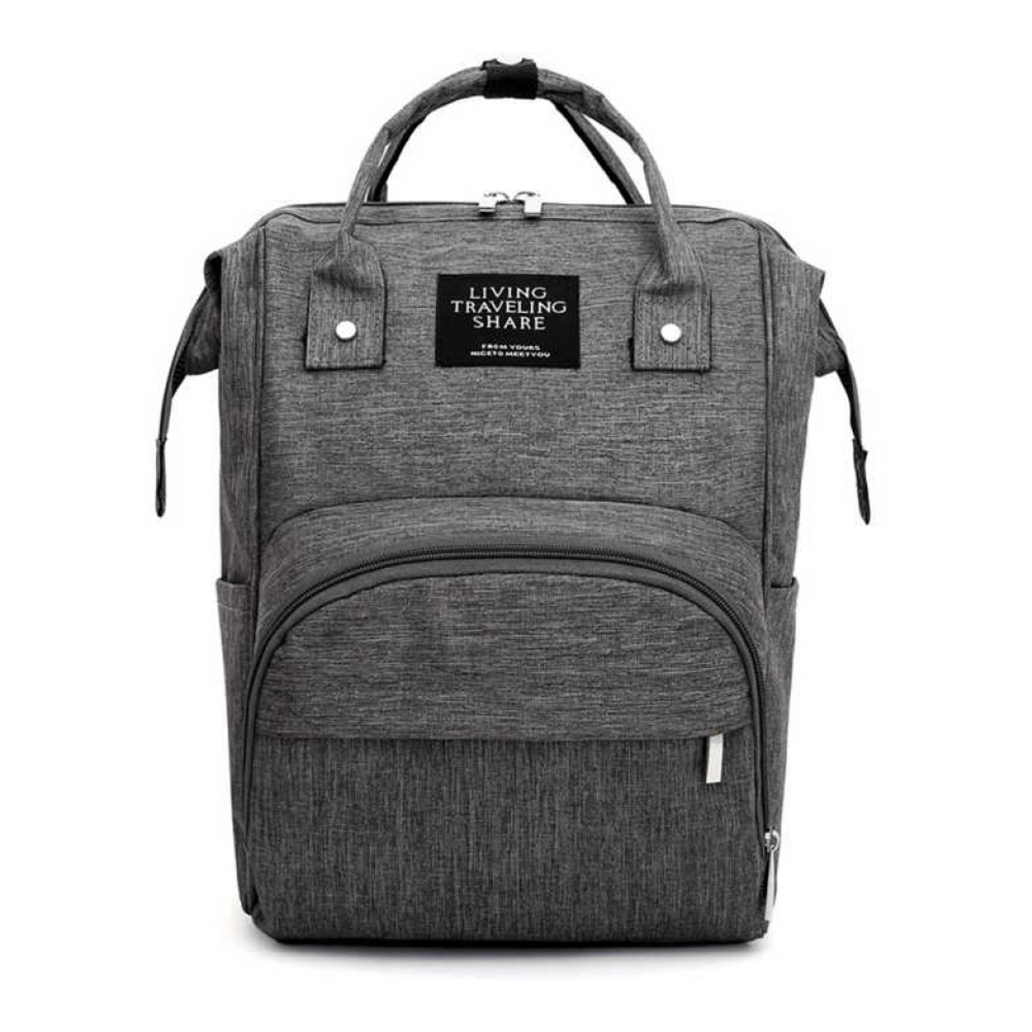 Rucsac multifunctional mamici Melange Bambinice BN029_Gri fotografia produsului