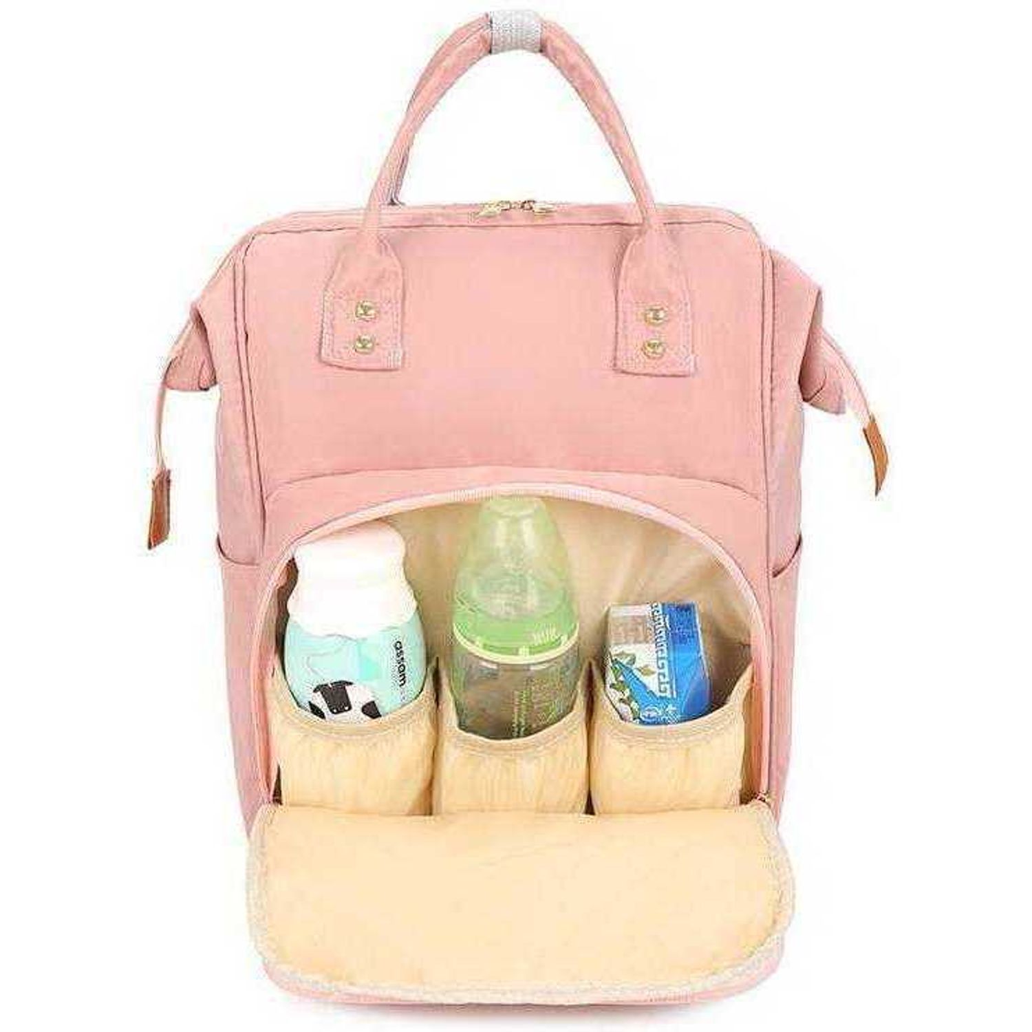 Rucsac multifunctional mamici Diamond Bambinice BN030_Roz fotografia produsului View 3 L