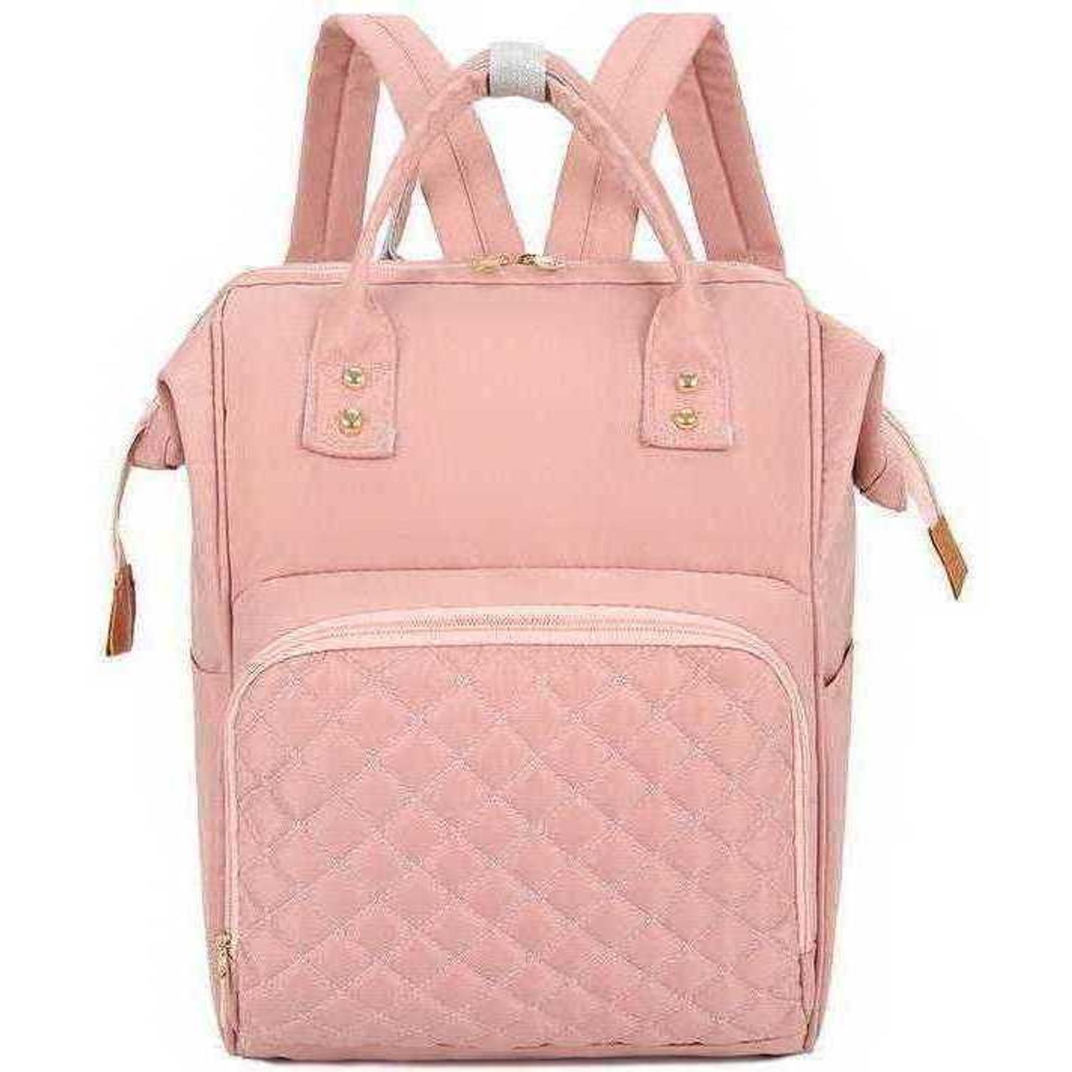 Rucsac multifunctional mamici Diamond Bambinice BN030_Roz fotografia produsului View 2 L