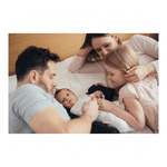 Suport de dormit Bumbac Plus Womar Zaffiro AN-OT-ZF01_Negru fotografia produsului