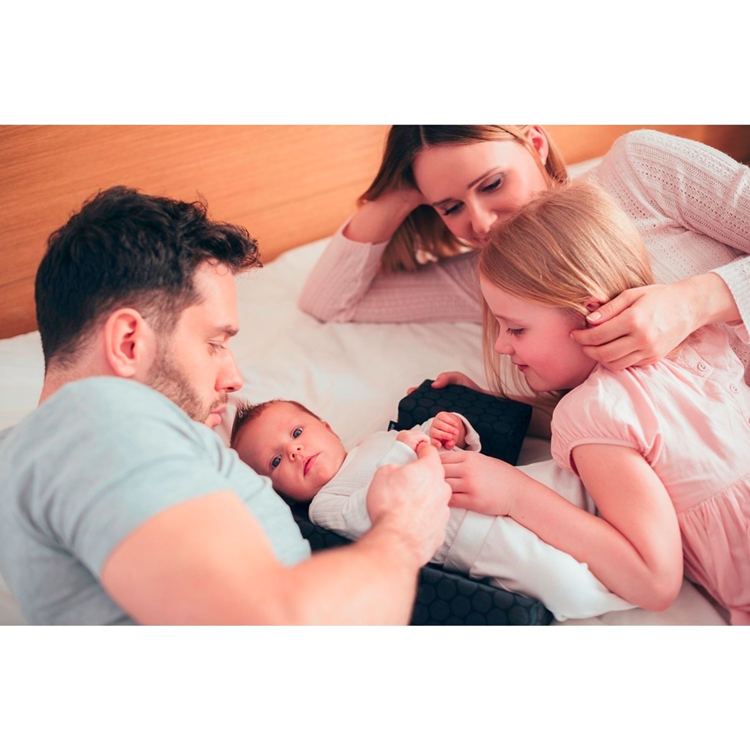 Suport de dormit Bumbac Plus Womar Zaffiro AN-OT-ZF01_Negru fotografia produsului View 7 L
