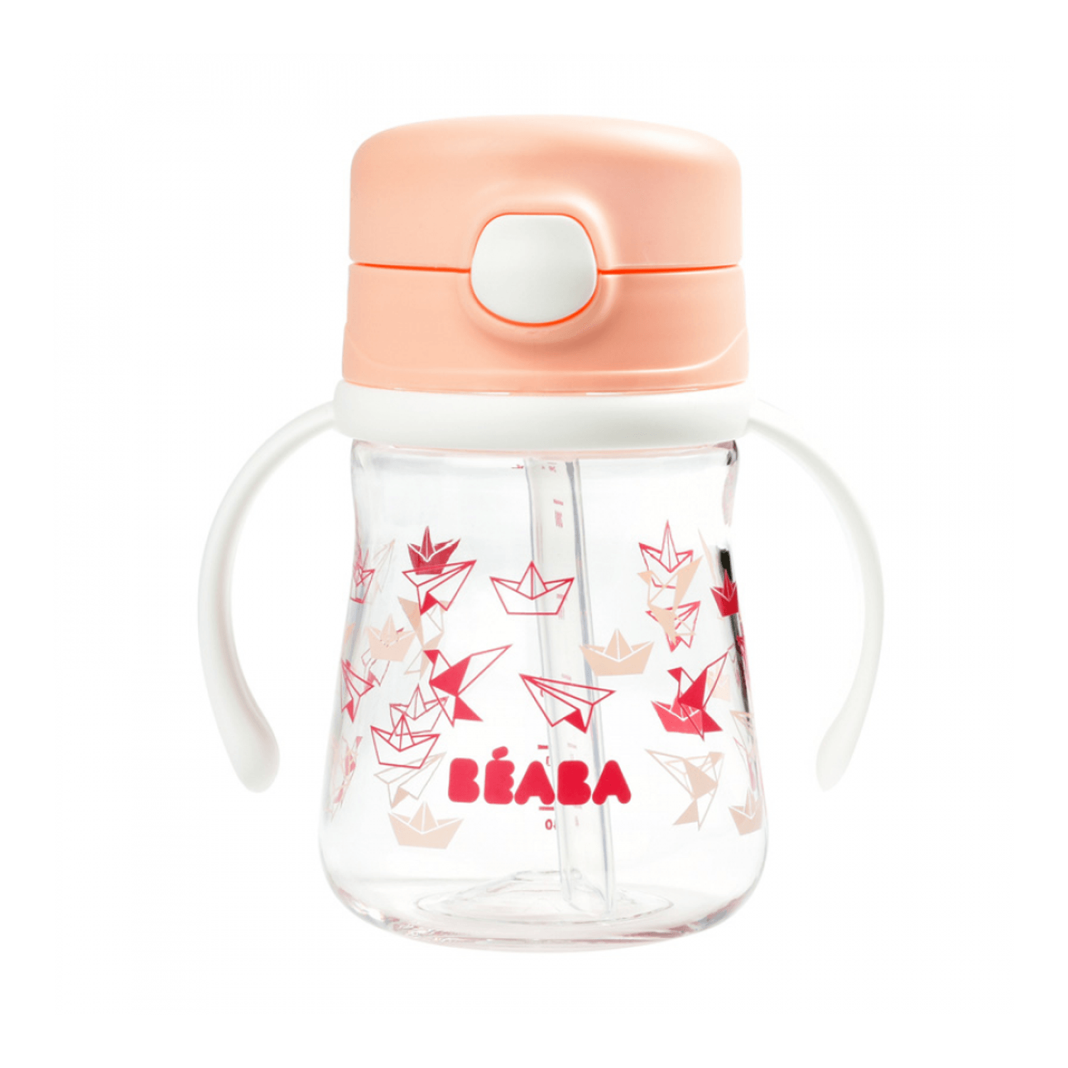 Cana Beaba cu pai 240 ml Light Pink fotografia produsului