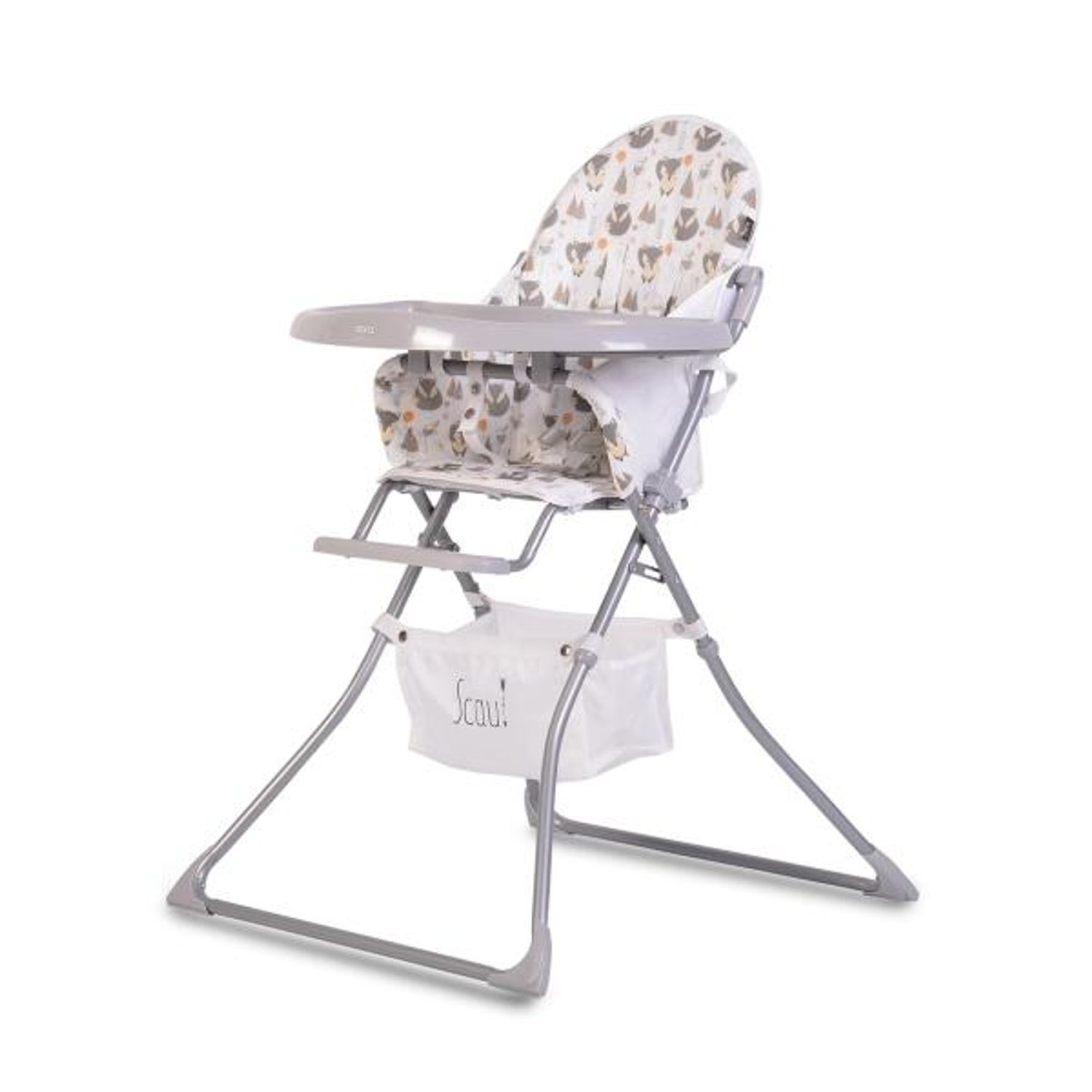 Scaun de masa copii Cangaroo Scaut Grey fotografia produsului View 4 L