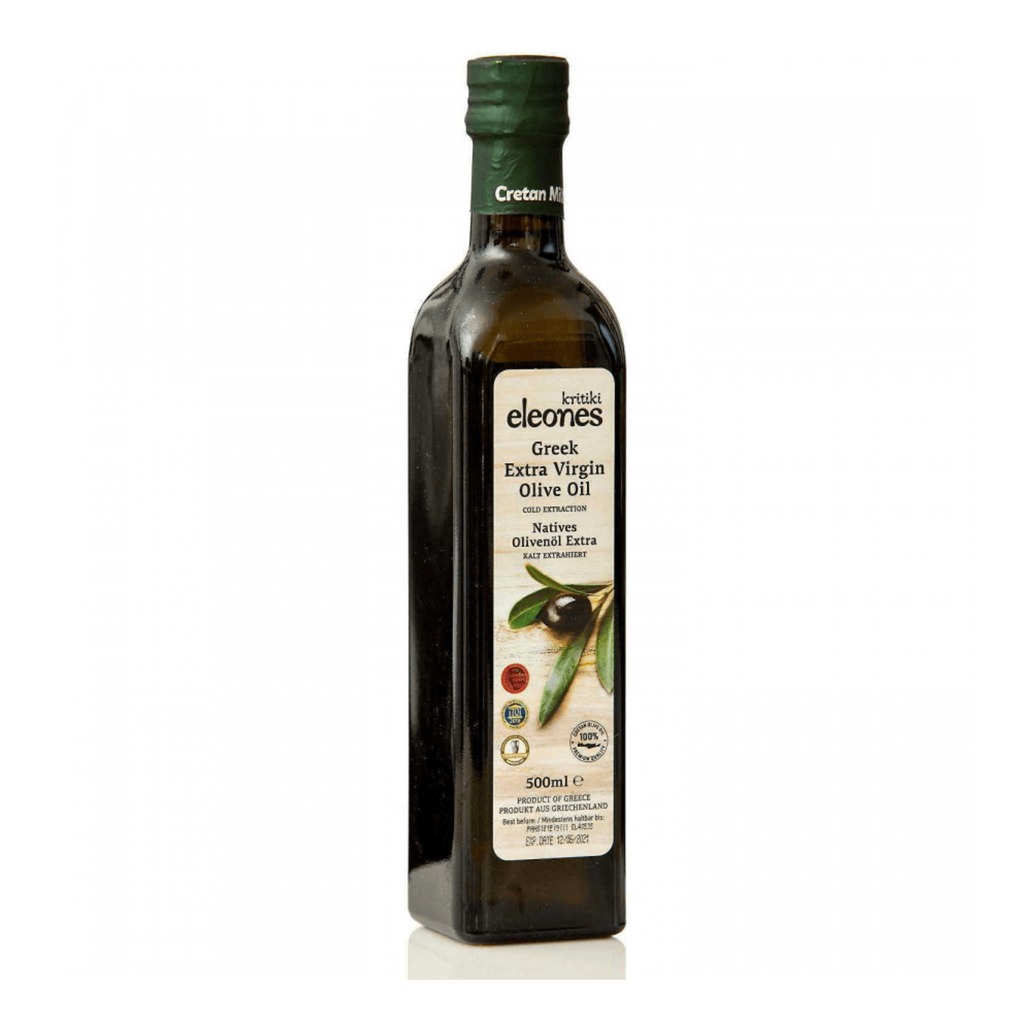 Ulei de masline extravirgin Kritiki Eleones 500ML Cretan Mill BO36 fotografia produsului
