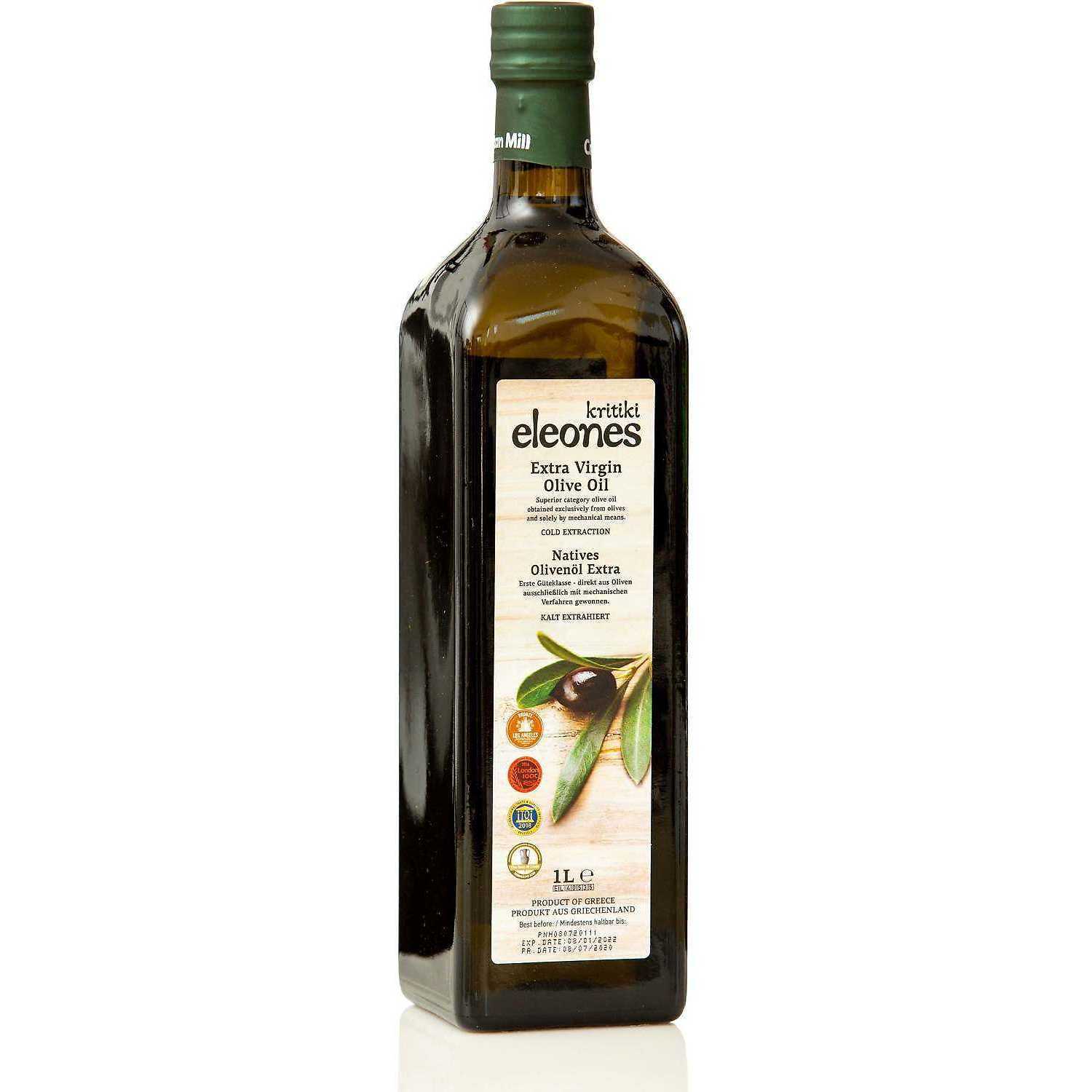 Ulei de masline extravirgin Kritiki Eleones 1L Cretan Mill BO35 fotografia produsului View 2 L