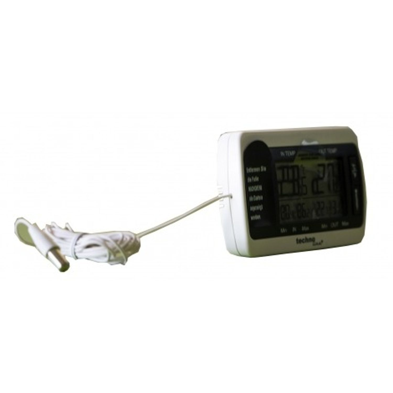 Statie meteo digitala si solara Techno line cu senzor exterior fotografia produsului View 3 L