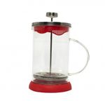 Infuzor cafea si ceai Elegance, sticla, 800 ml, rosu fotografia produsului