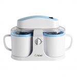 Masina dubla de facut inghetata Kiwi, 12W, alb fotografia produsului