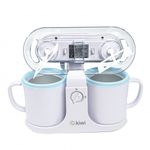 Masina dubla de facut inghetata Kiwi, 12W, alb fotografia produsului View 2 S