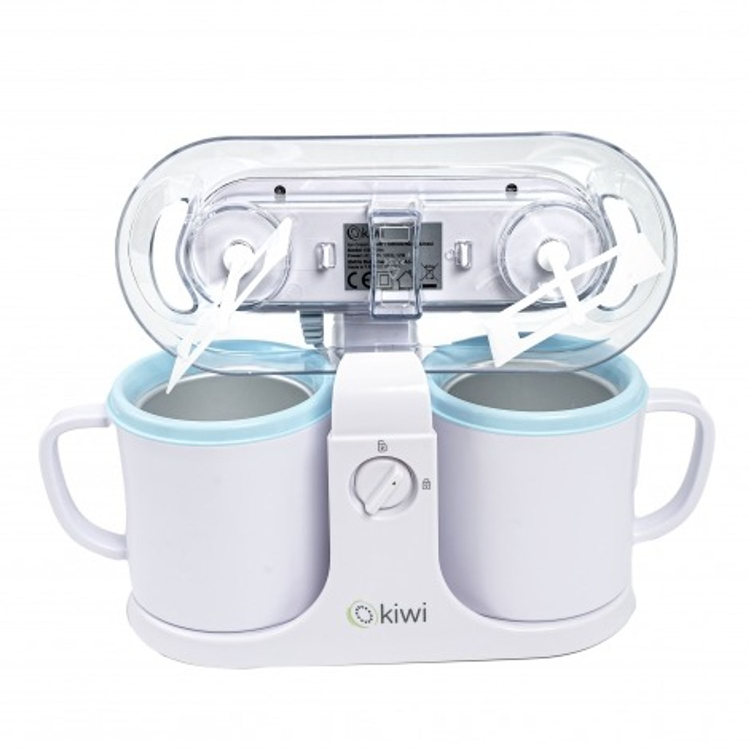 Masina dubla de facut inghetata Kiwi, 12W, alb fotografia produsului View 2 L