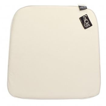 Perna asimetrica pentru scaun de gradina sau sezlong, unique, 45x45x36x5 cm, alba