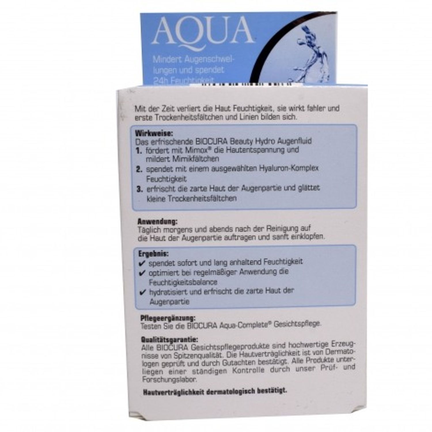 Crema de ochi hidro , Biocura , 15 ml fotografia produsului View 3 L