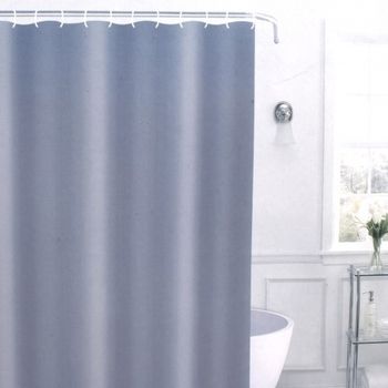 Perdea de dus oxal, gri, 1.8x1.8 m