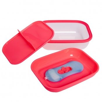 Casoleta termo compartimentata bobble, 1.8 l, roz