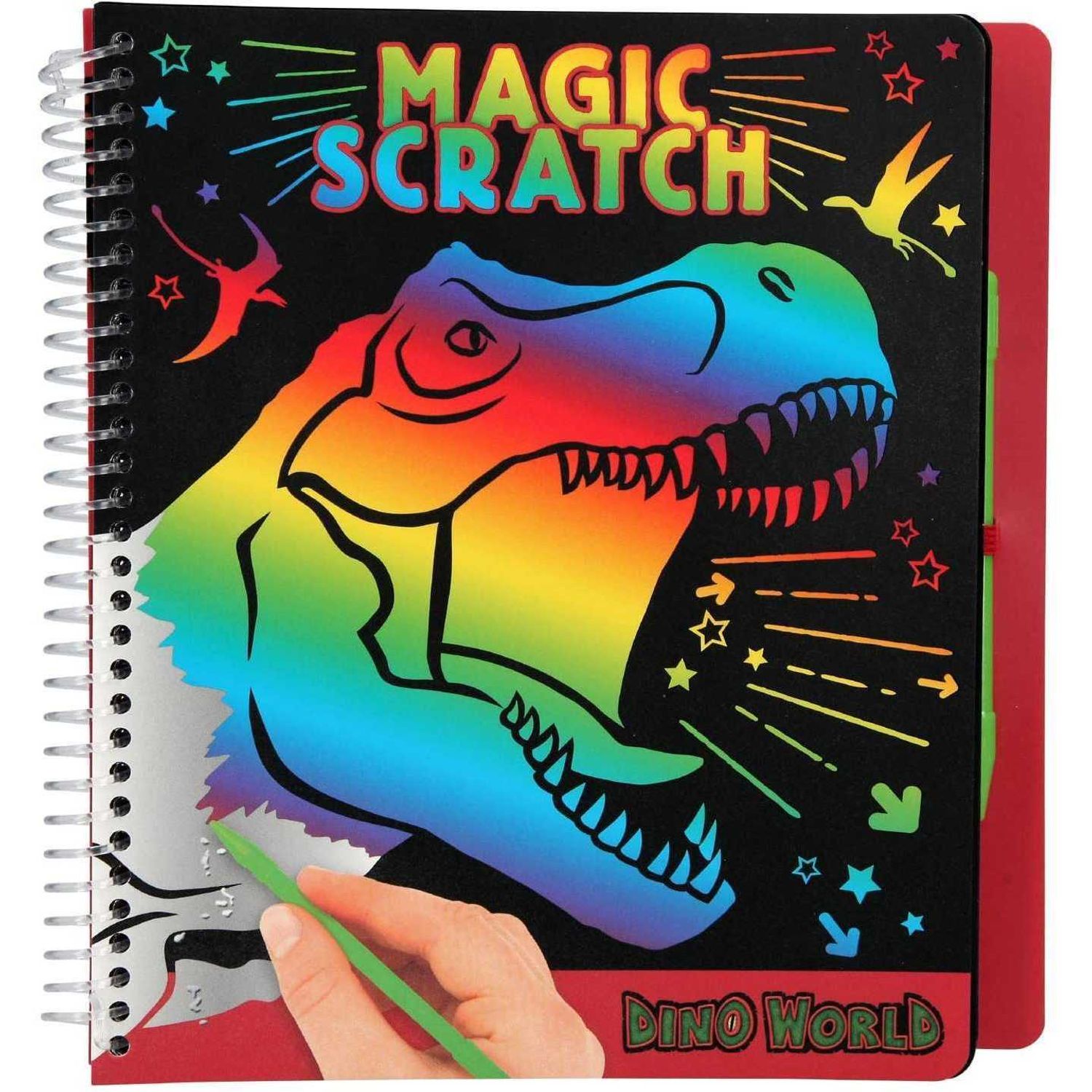 Carte Magic Scratch Dino World Depesche PT10833 fotografia produsului View 2 L